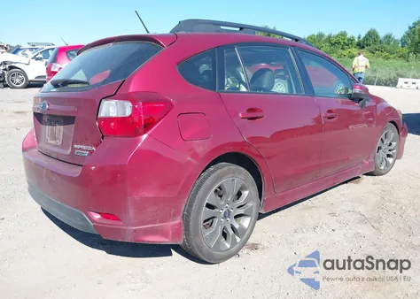 2015 Subaru Impreza 2.0I Sport Limited из США, поврежденный, VIN JF1GPAW65F8296158